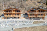 Discover the epitome of alpine luxury with these stunning wooden chalets.
