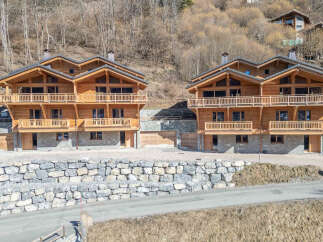 Discover the epitome of alpine luxury with these stunning wooden chalets.