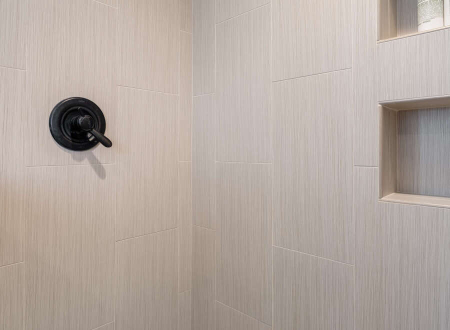 Step into a spa-like oasis with this beautifully designed shower.