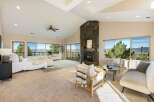Experience luxury living in this stunning property, featuring a spacious bedroom with breathtaking views.