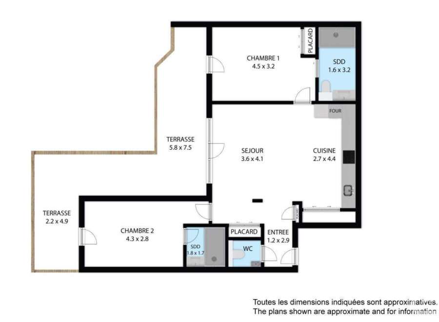Discover this charming property featuring a well-designed floor plan with two bedrooms and a spacious living area.