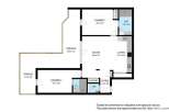 Discover this charming property featuring a well-designed floor plan with two bedrooms and a spacious living area.