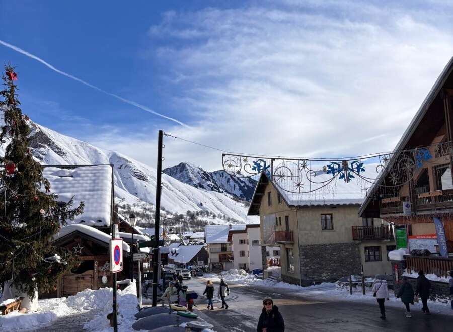 Discover the charm of mountain living in this picturesque village, perfect for a winter getaway.