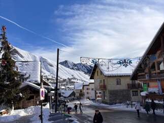 Discover the charm of mountain living in this picturesque village, perfect for a winter getaway.
