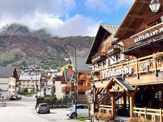 Nestled in a charming mountain village, this property offers a unique blend of rustic charm and modern convenience.