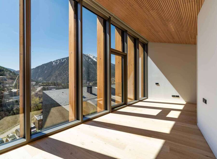 Experience breathtaking mountain views from this stunning property.