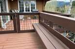 Enjoy the stunning mountain views from this beautiful deck! This property features a spacious outdoor area perfect for relaxing and entertaining.
