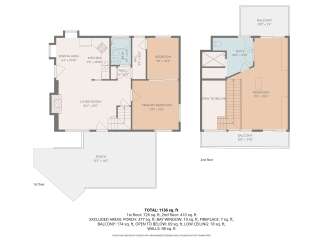 Discover this stunning property featuring a spacious layout with a total of 1136 sq.