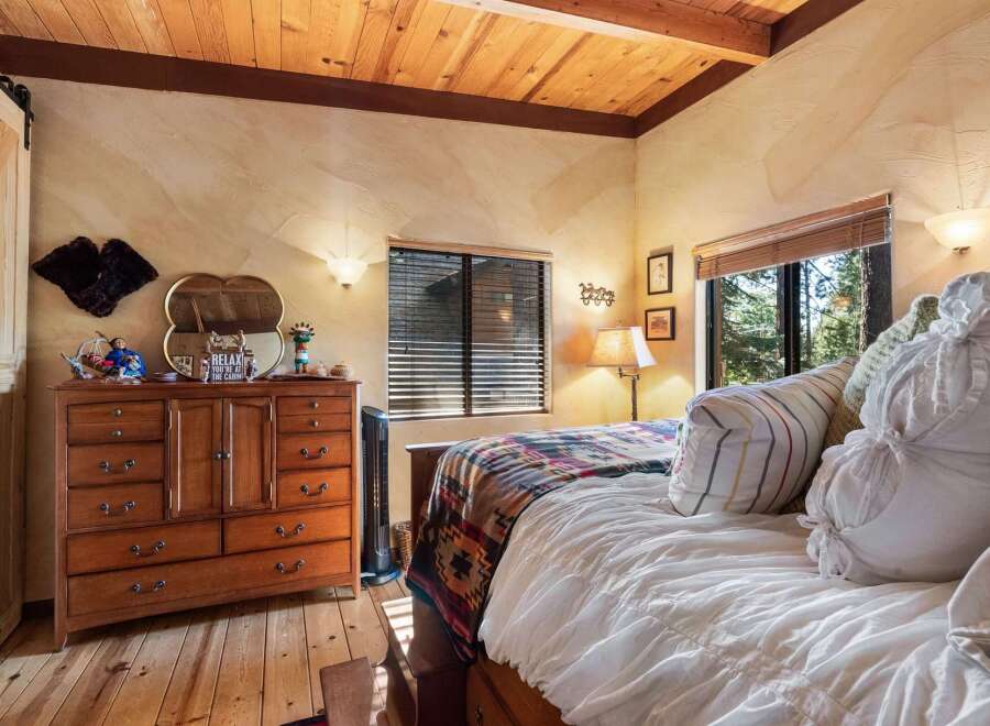 Step into a cozy bedroom retreat, perfect for relaxation.