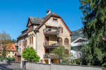 Discover the charm of this stunning property, showcasing a unique architectural design with intricate details.