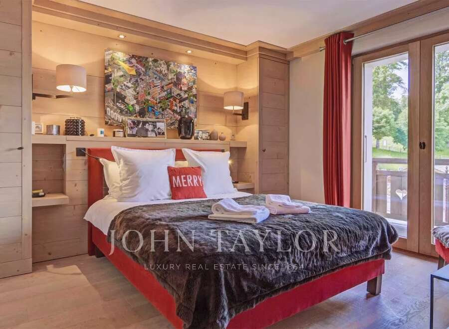 Experience luxury living in this stunning bedroom.