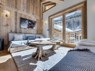 Experience the epitome of alpine luxury in this stunning chalet.