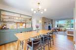 Step into this stunning dining room, perfect for hosting gatherings.