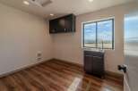 This modern utility room boasts sleek design and functionality.