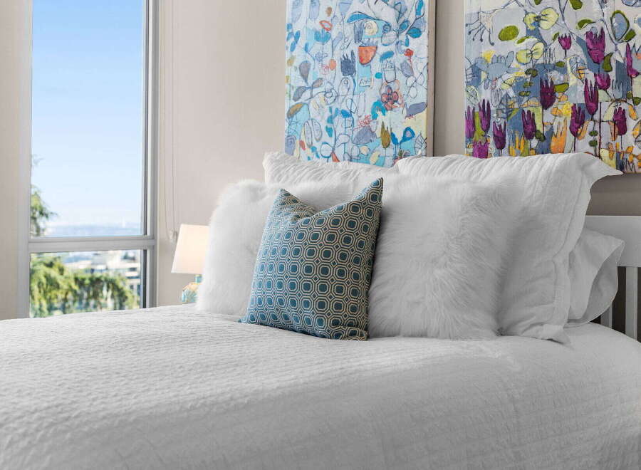 Experience luxury and comfort in this beautifully designed bedroom.