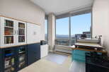 This stunning property boasts a bright and airy home office with breathtaking views.