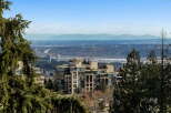 Experience breathtaking views from this luxurious property, showcasing a modern architectural design.