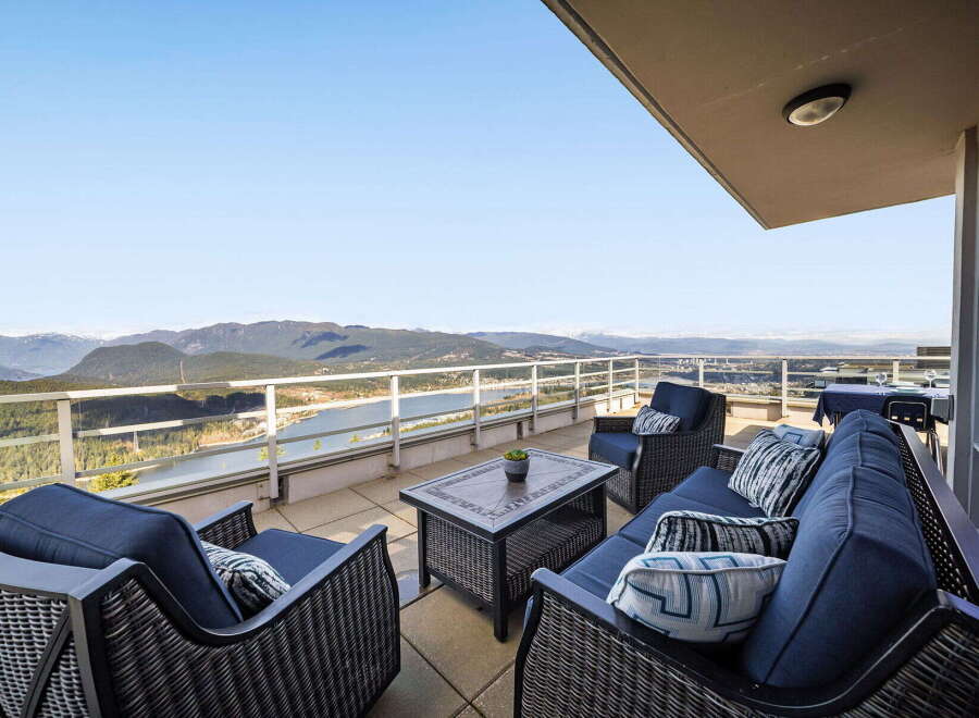 Enjoy breathtaking views from this stunning outdoor space.