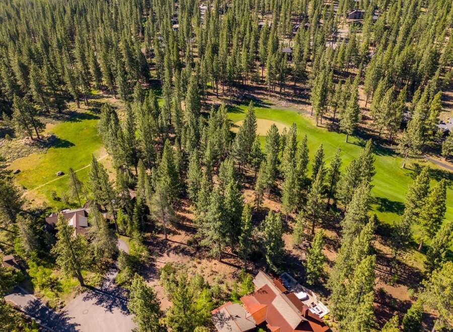 Discover the tranquility of this stunning property nestled amidst a lush forest and a meticulously maintained golf course.