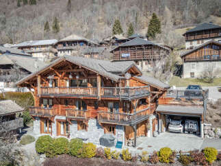 Discover the charm of this stunning wooden chalet nestled in a picturesque mountain village.