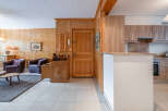 Step into this charming property featuring a warm and inviting interior.