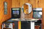 This property features a fun and inviting game room, perfect for entertainment.