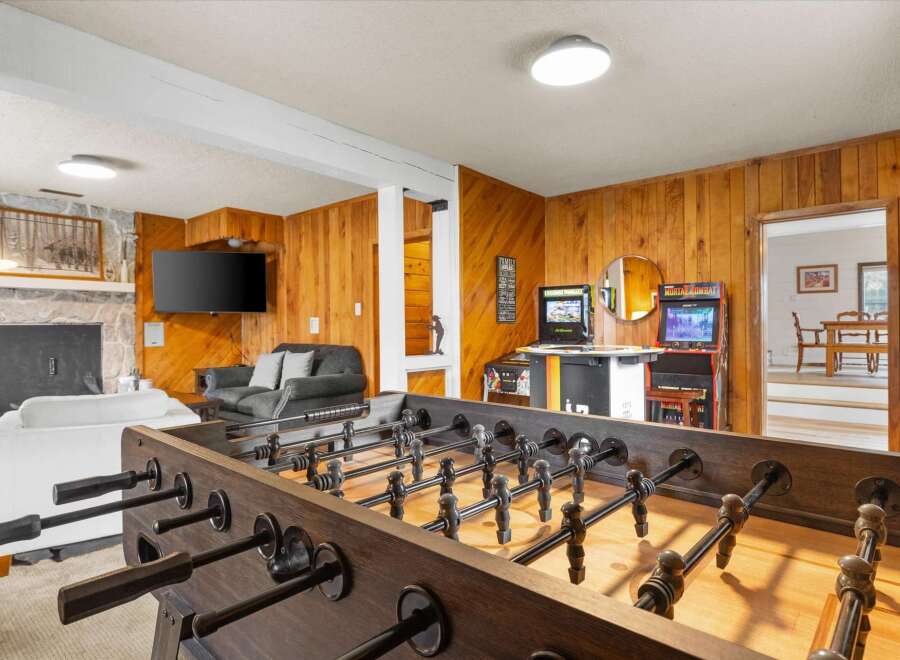 Step into the ultimate entertainment haven! This property boasts a spacious game room, perfect for hosting friends and family.