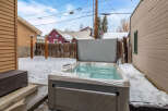 Enjoy the ultimate relaxation experience in this stunning property featuring a luxurious hot tub.