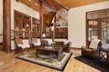 Step into luxury with this stunning property featuring a rustic yet elegant interior.