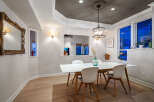 Step into this elegant dining room, perfect for hosting memorable gatherings.