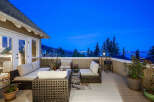 Enjoy breathtaking views from this stunning outdoor living space.