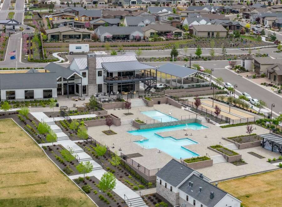 Discover luxury living at this stunning property featuring a beautiful community pool and modern amenities.