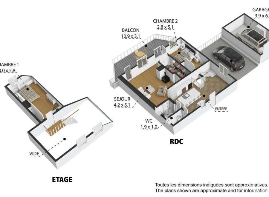 Discover this stunning property featuring a spacious layout with a garage, balcony, and multiple bedrooms.