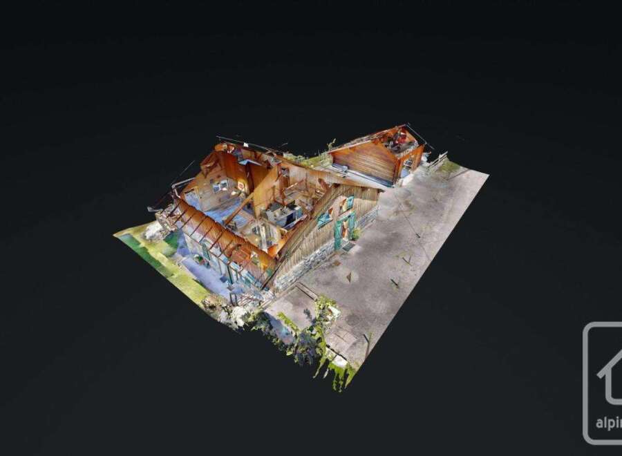Explore this stunning property featuring a unique architectural design and a spacious layout.