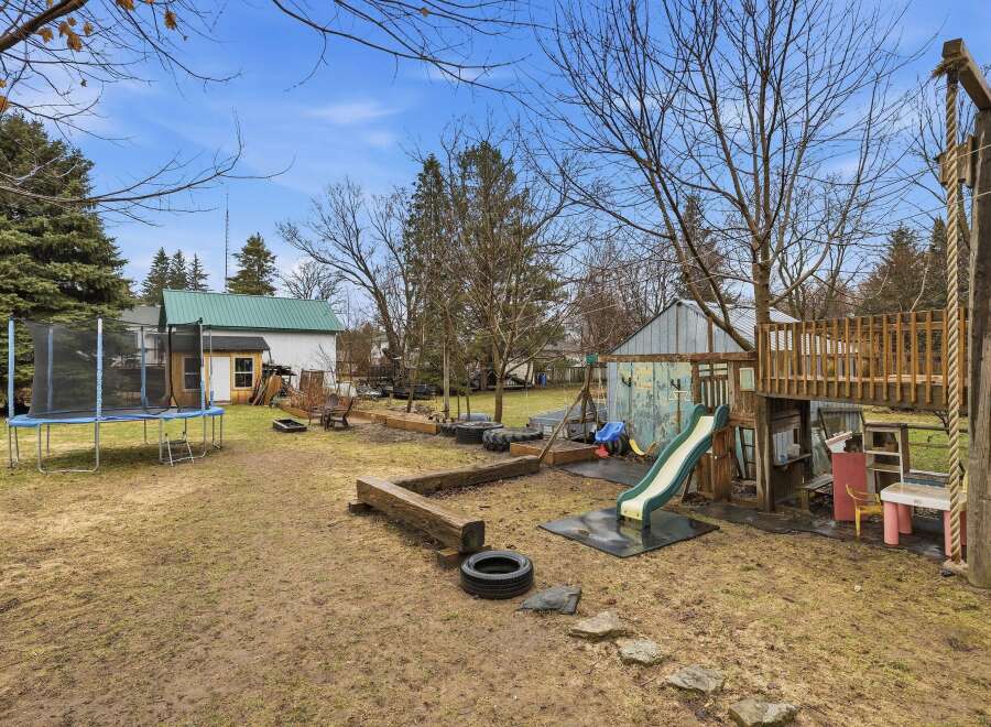 This property boasts a spacious backyard, perfect for outdoor activities and entertaining.