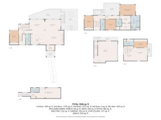 Explore this stunning multi-story home with a total of 3306 sq.