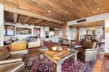 Step into luxury with this stunning property featuring a rustic, yet elegant interior.