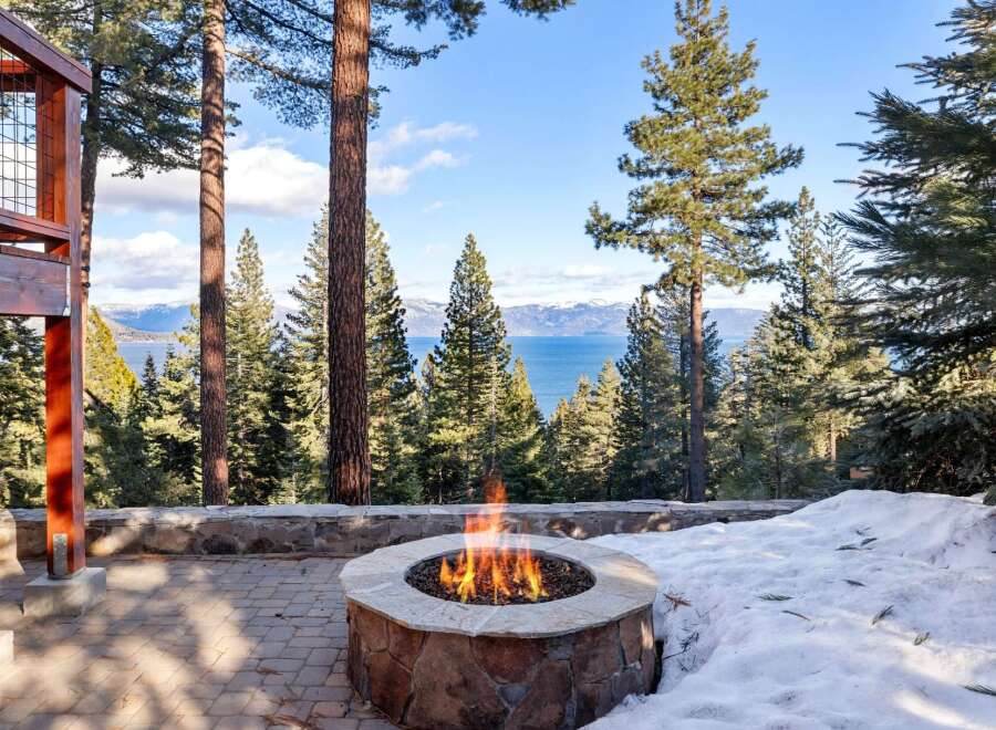 Enjoy breathtaking views and cozy evenings at this stunning property.
