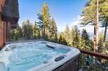 Enjoy the ultimate relaxation experience with this stunning property featuring a luxurious hot tub.