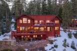 This stunning mountain home offers a perfect blend of rustic charm and modern luxury.