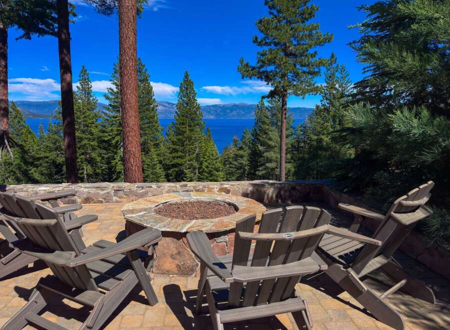 Enjoy breathtaking lake and mountain views from this stunning property, perfect for outdoor entertaining.