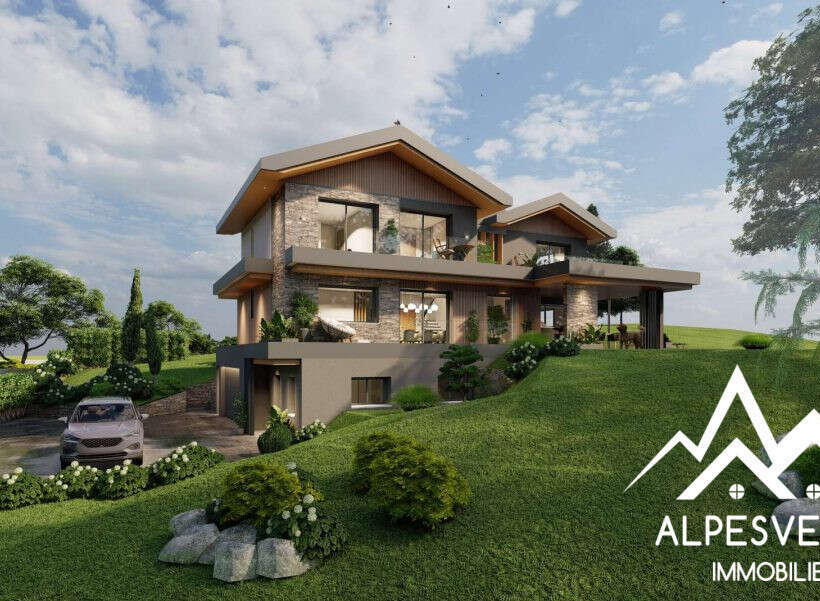 Discover your dream home in the heart of the Alps! This stunning property boasts modern architecture, blending seamlessly with the natural surroundings.