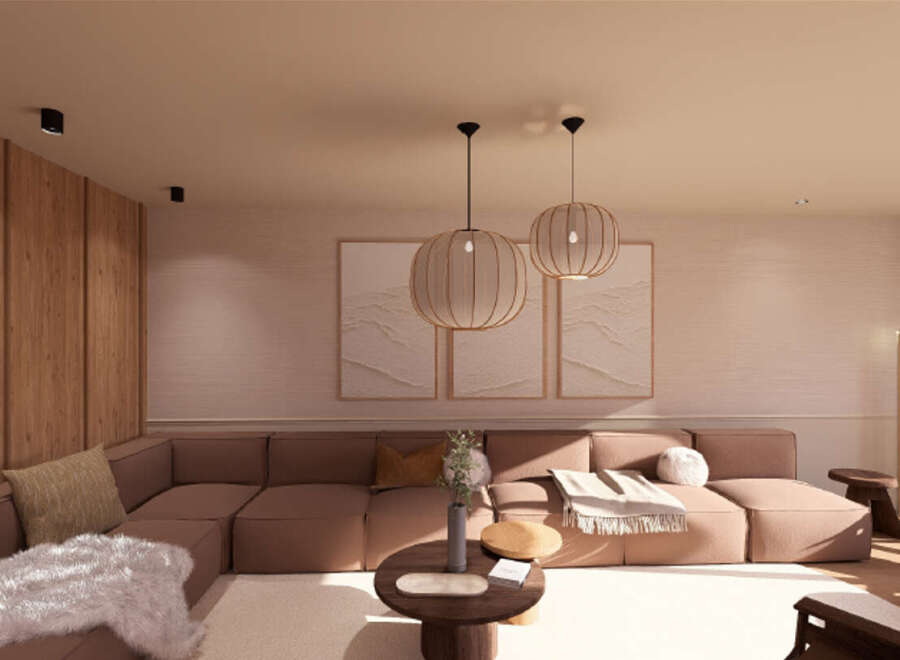 Step into luxury with this stunning living space, perfect for modern living.