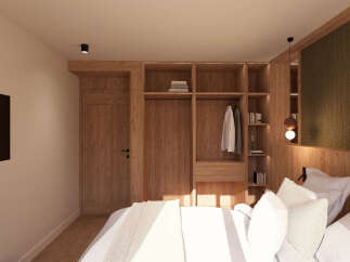 Step into luxury with this beautifully designed bedroom.