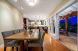 Step into luxury with this stunning dining room, perfect for hosting memorable gatherings.