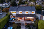 This stunning property boasts a multi-level deck, perfect for entertaining and enjoying the outdoors.