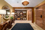 Step into luxury with this stunning entryway, showcasing exquisite craftsmanship and design.