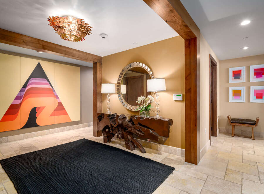 Step into luxury with this stunning entryway.
