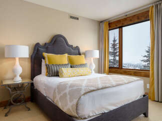 Experience luxury and comfort in this beautifully designed bedroom.