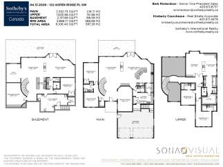Explore this stunning property located at 122 Aspen Ridge PL SW, featuring a total area of 6,106.